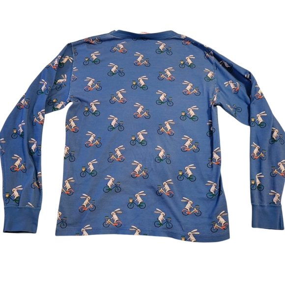 Hanna Andersson Womens M Bicycle Rabbits PJ Set - Picture 3 of 7